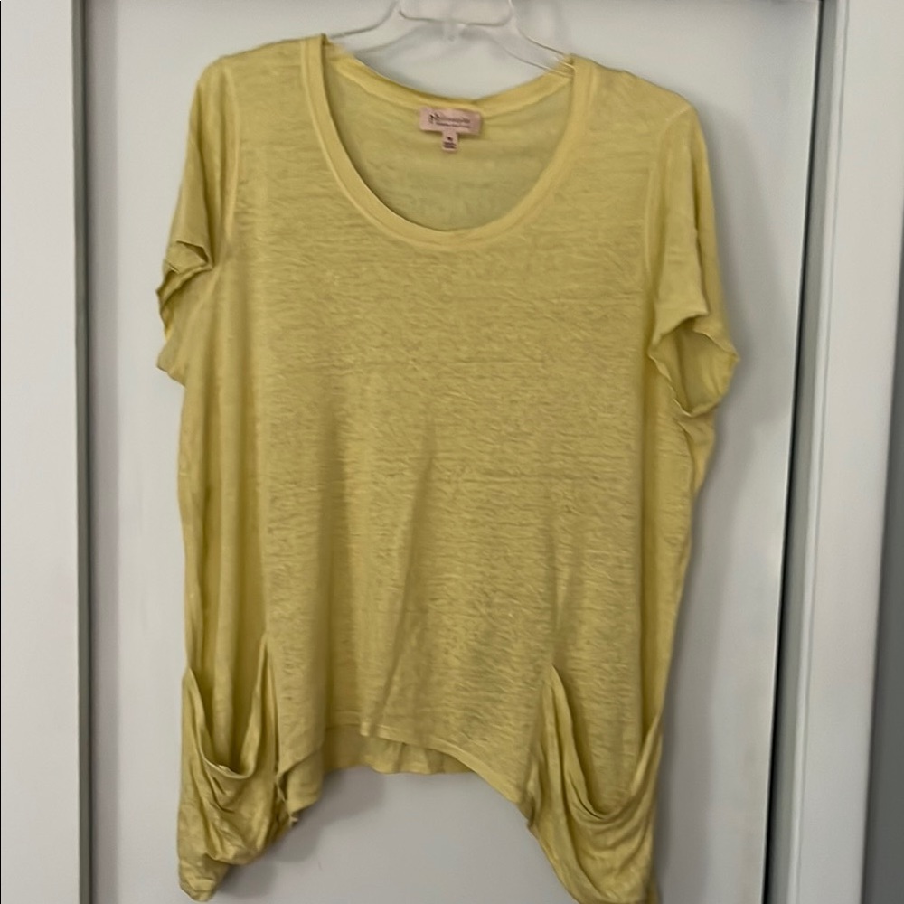 Philosophy Linen pocket tee